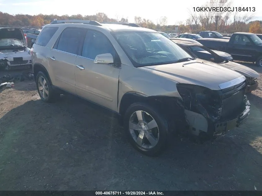 2012 GMC Acadia Slt-1 VIN: 1GKKVRED3CJ184413 Lot: 40675711