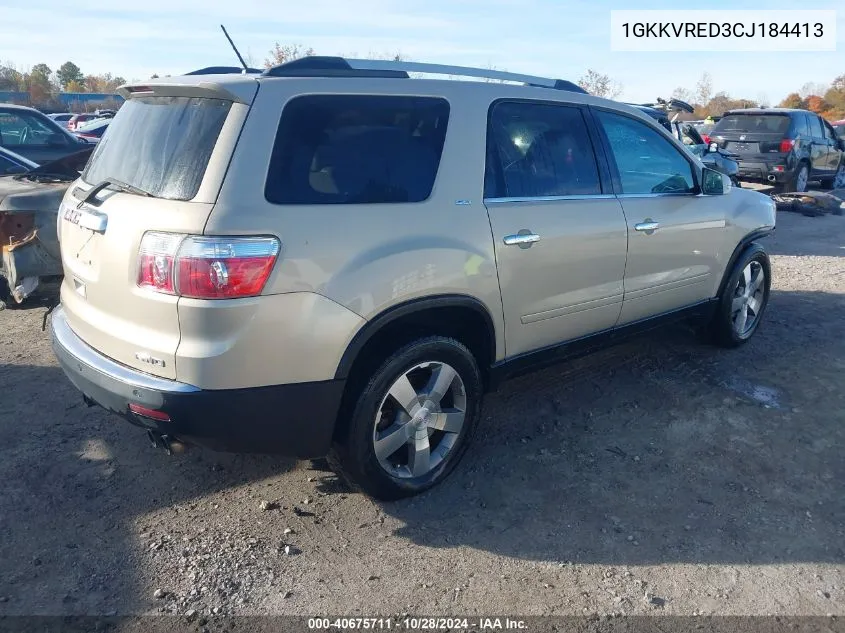 2012 GMC Acadia Slt-1 VIN: 1GKKVRED3CJ184413 Lot: 40675711