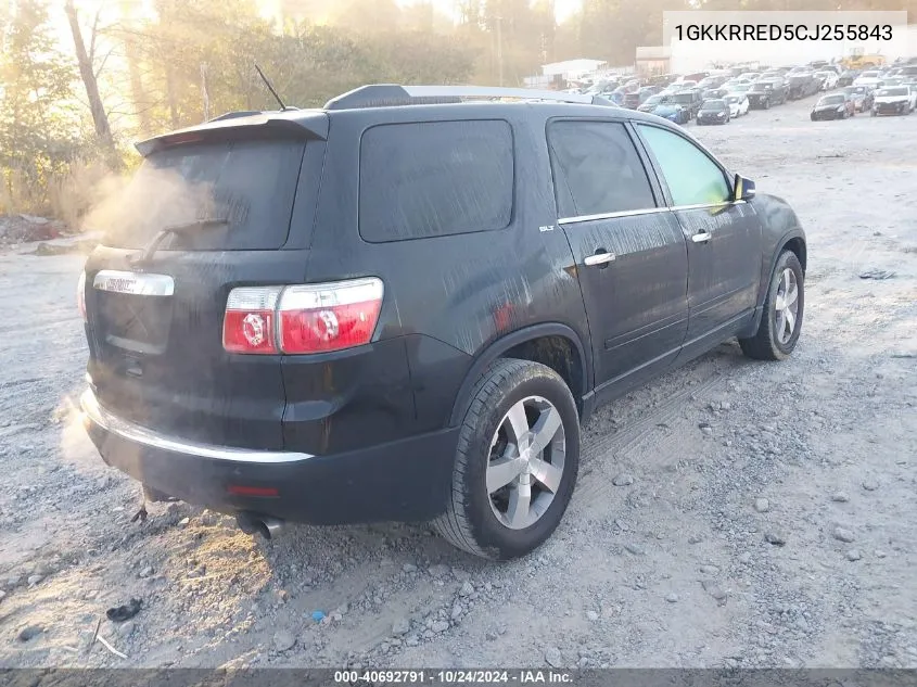 2012 GMC Acadia Slt-1 VIN: 1GKKRRED5CJ255843 Lot: 40692791