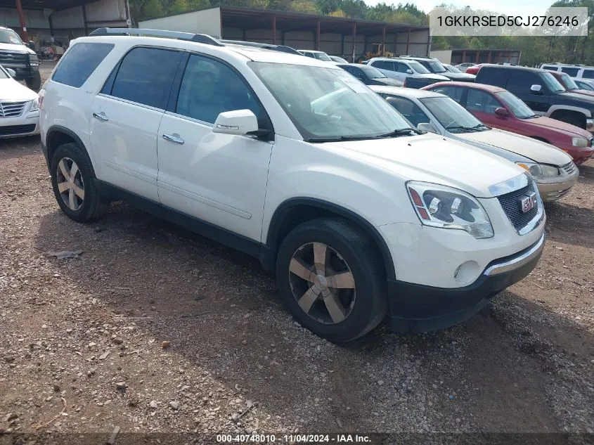 2012 GMC Acadia Slt-2 VIN: 1GKKRSED5CJ276246 Lot: 40748010