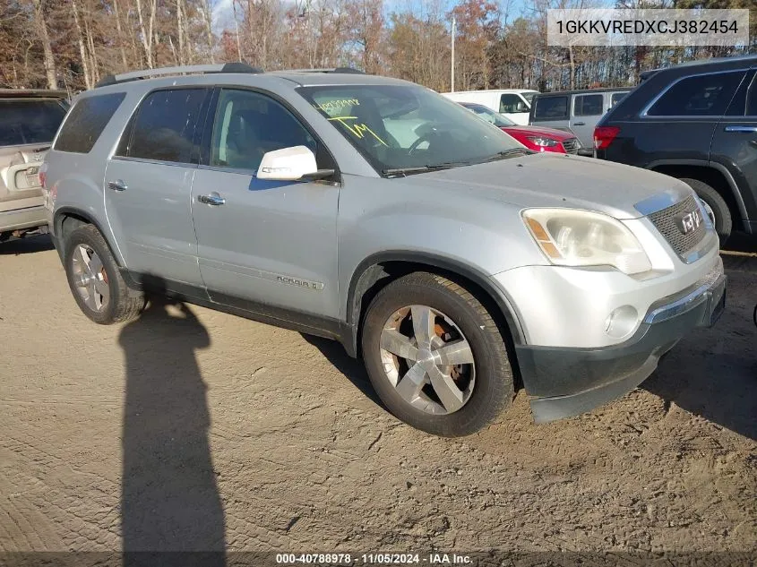 2012 GMC Acadia Slt-1 VIN: 1GKKVREDXCJ382454 Lot: 40788978