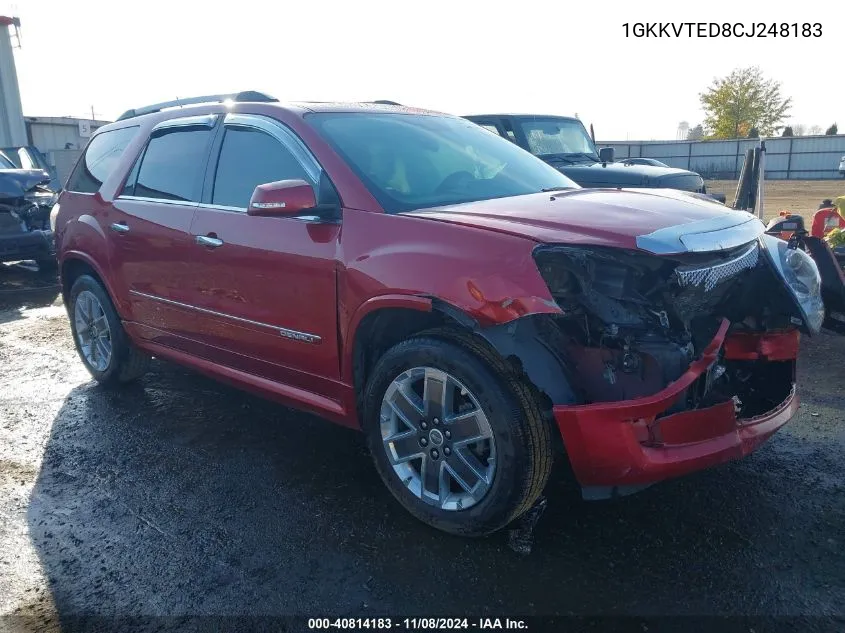 1GKKVTED8CJ248183 2012 GMC Acadia Denali