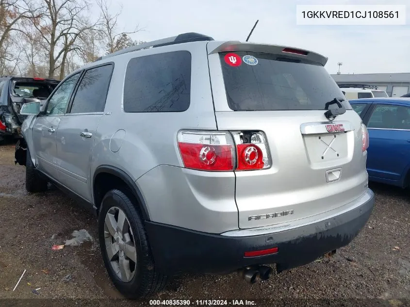 1GKKVRED1CJ108561 2012 GMC Acadia Slt-1