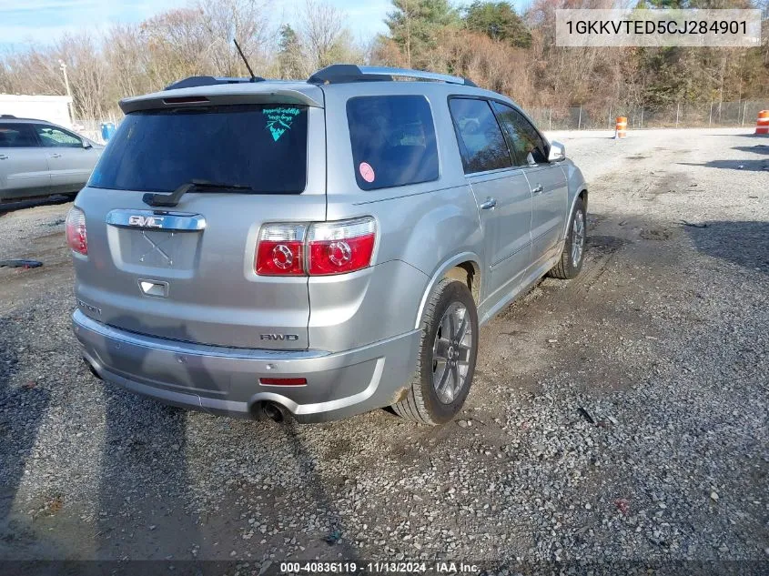 1GKKVTED5CJ284901 2012 GMC Acadia Denali