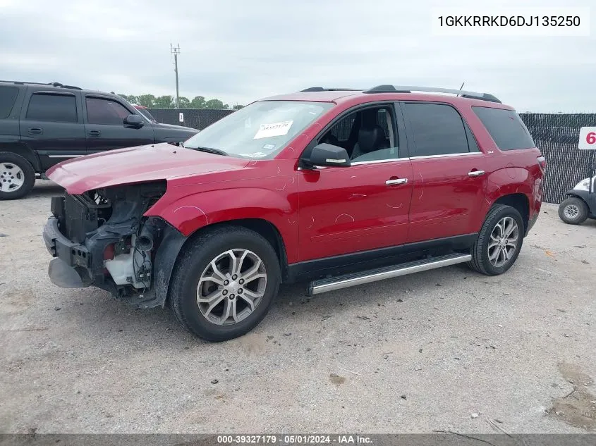 2013 GMC Acadia Slt-1 VIN: 1GKKRRKD6DJ135250 Lot: 39327179