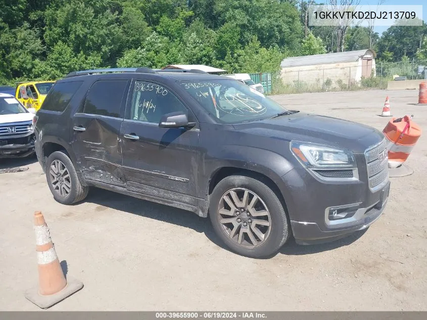 2013 GMC Acadia Denali VIN: 1GKKVTKD2DJ213709 Lot: 39655900