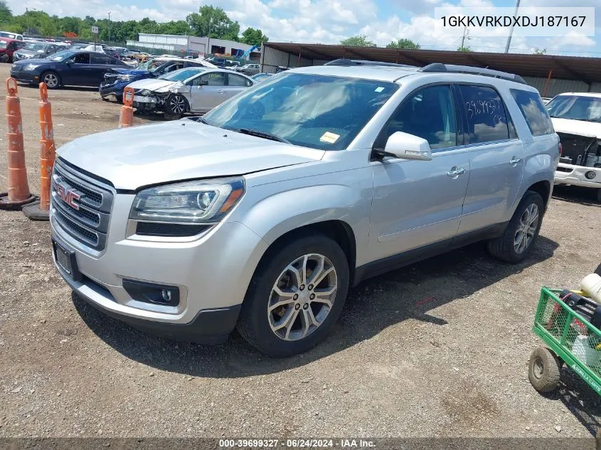 2013 GMC Acadia Slt-1 VIN: 1GKKVRKDXDJ187167 Lot: 39699327