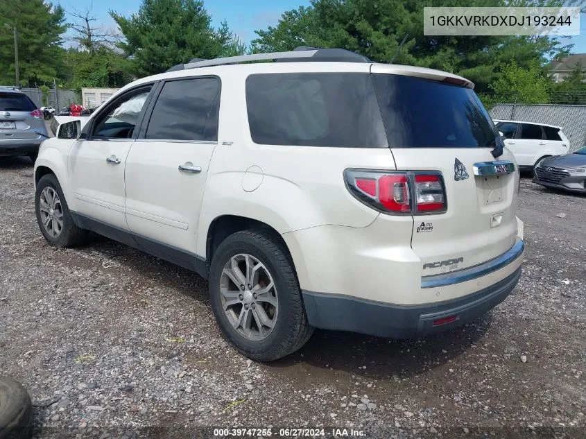 2013 GMC Acadia Slt-1 VIN: 1GKKVRKDXDJ193244 Lot: 39747255