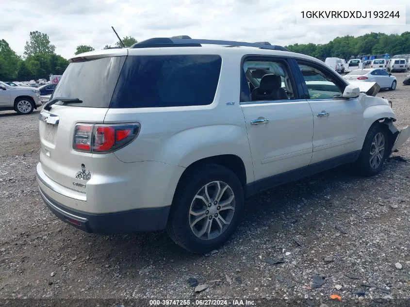 2013 GMC Acadia Slt-1 VIN: 1GKKVRKDXDJ193244 Lot: 39747255