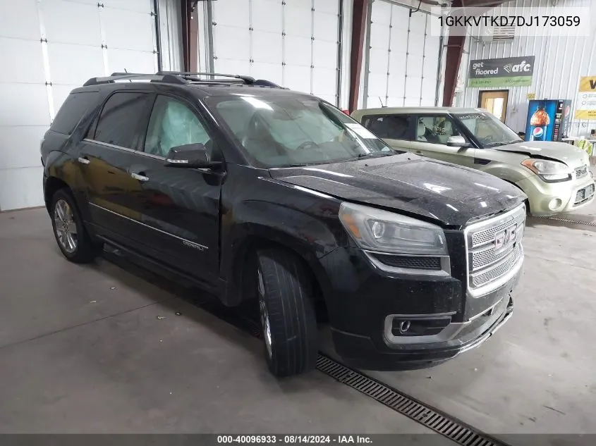 2013 GMC Acadia Denali VIN: 1GKKVTKD7DJ173059 Lot: 40096933