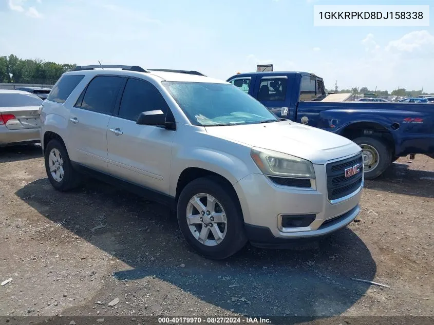 2013 GMC Acadia Sle-2 VIN: 1GKKRPKD8DJ158338 Lot: 40179970