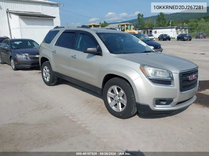 2013 GMC Acadia Sle-1 VIN: 1GKKRNED2DJ267281 Lot: 40197525