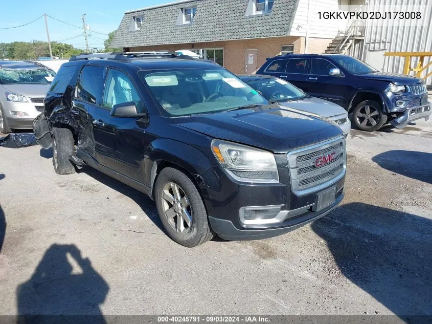 1GKKVPKD2DJ173008 2013 GMC Acadia Sle-2