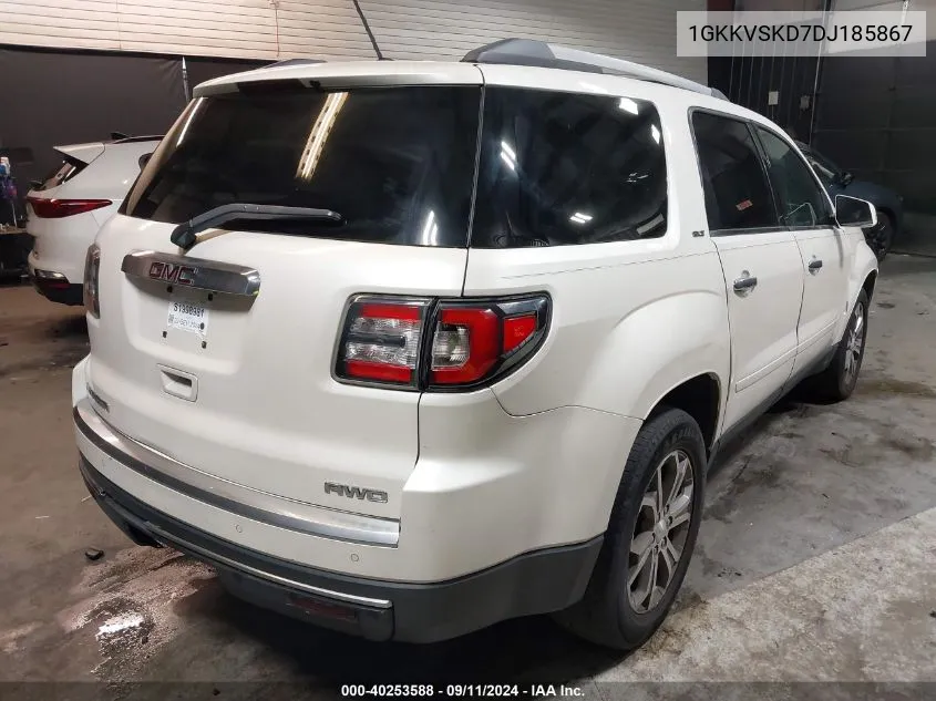 2013 GMC Acadia Slt-2 VIN: 1GKKVSKD7DJ185867 Lot: 40253588