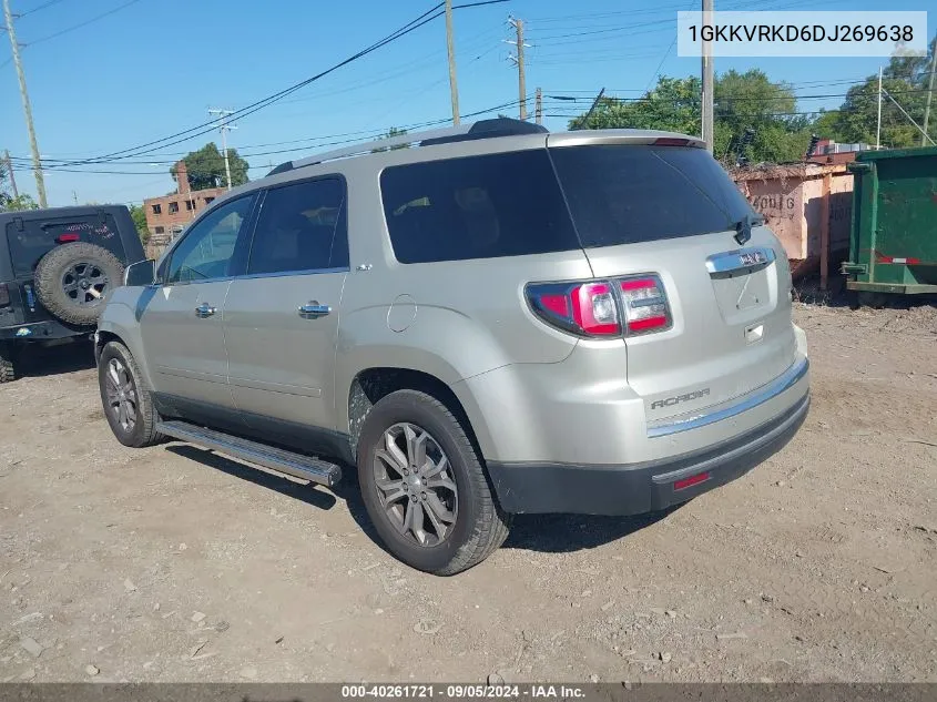 2013 GMC Acadia Slt-1 VIN: 1GKKVRKD6DJ269638 Lot: 40261721