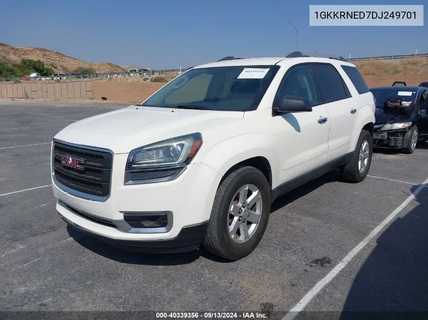 1GKKRNED7DJ249701 2013 GMC Acadia Sle-1