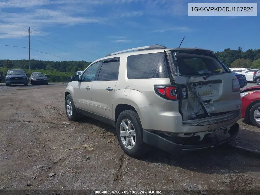 2013 GMC Acadia Sle-2 VIN: 1GKKVPKD6DJ167826 Lot: 40394750