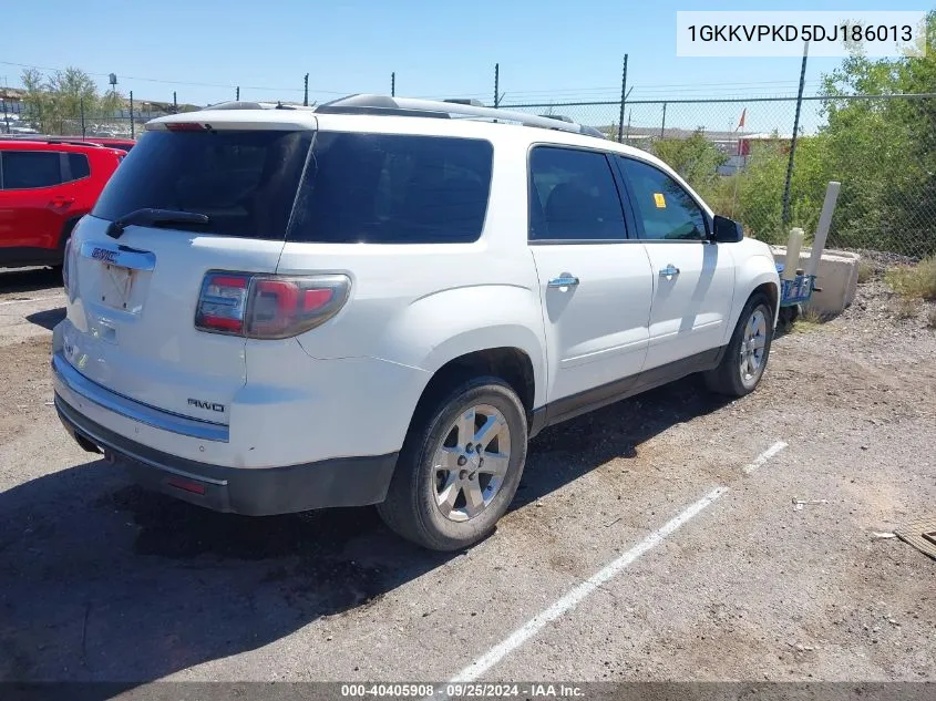 2013 GMC Acadia Sle-2 VIN: 1GKKVPKD5DJ186013 Lot: 40405908