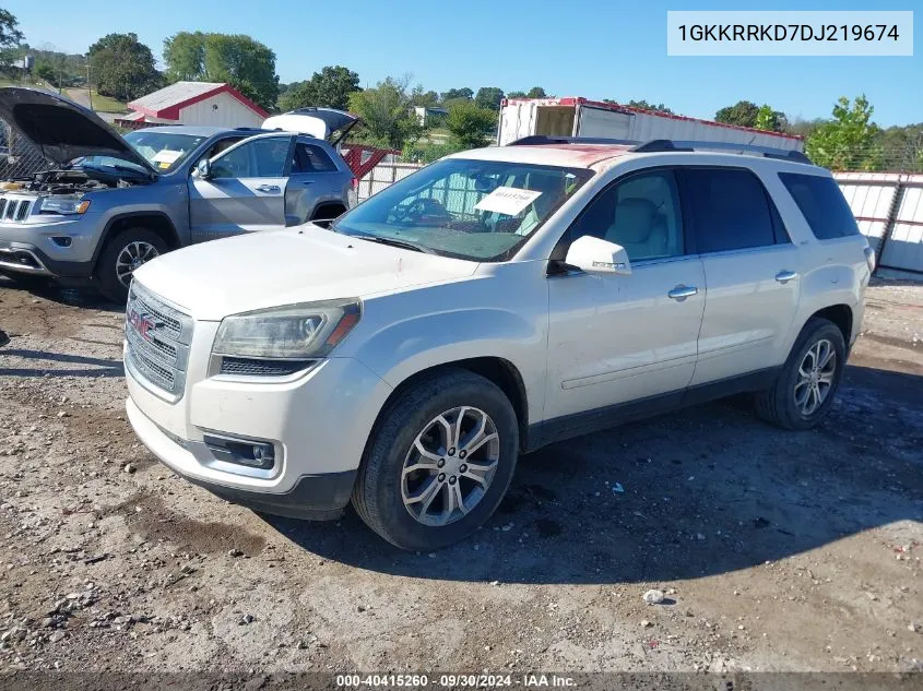 2013 GMC Acadia Slt-1 VIN: 1GKKRRKD7DJ219674 Lot: 40415260