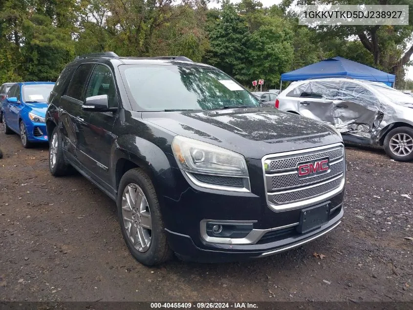 2013 GMC Acadia Denali VIN: 1GKKVTKD5DJ238927 Lot: 40455409