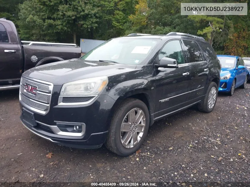 2013 GMC Acadia Denali VIN: 1GKKVTKD5DJ238927 Lot: 40455409