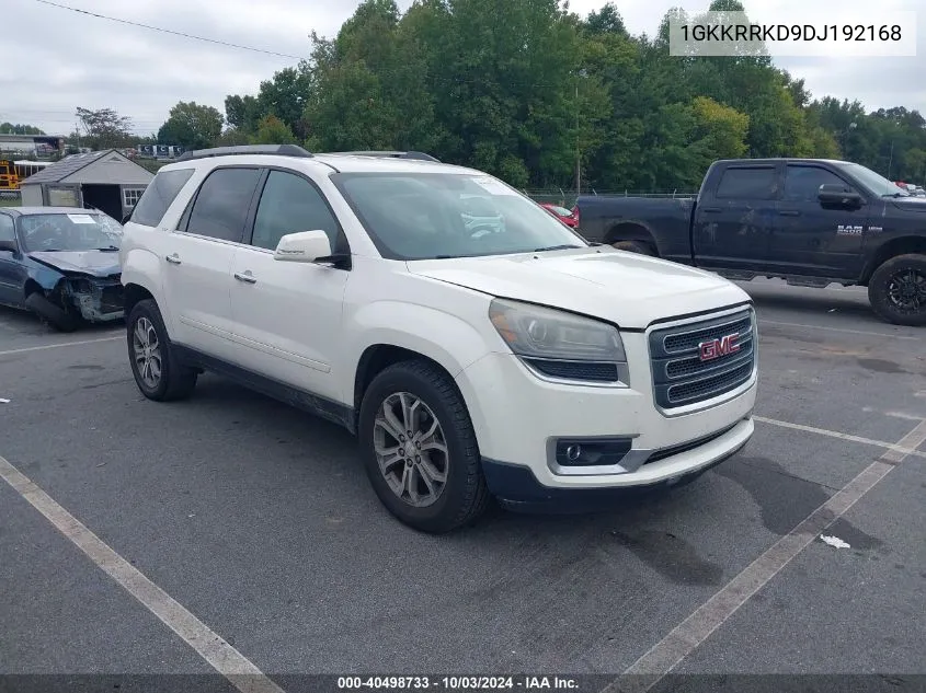 2013 GMC Acadia Slt-1 VIN: 1GKKRRKD9DJ192168 Lot: 40498733