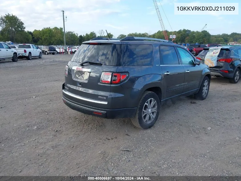 2013 GMC Acadia Slt-1 VIN: 1GKKVRKDXDJ211029 Lot: 40506697