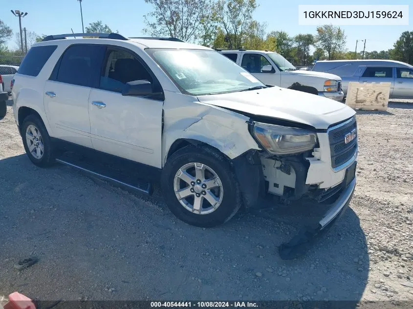 2013 GMC Acadia Sle-1 VIN: 1GKKRNED3DJ159624 Lot: 40544441