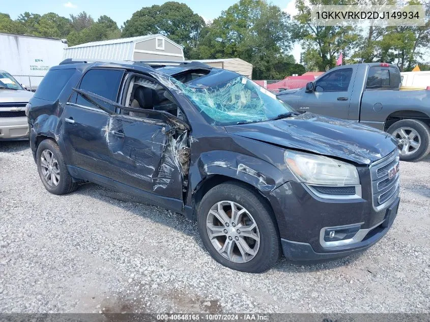 2013 GMC Acadia Slt-1 VIN: 1GKKVRKD2DJ149934 Lot: 40548165