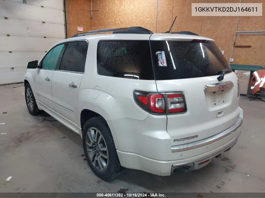 1GKKVTKD2DJ164611 2013 GMC Acadia Denali