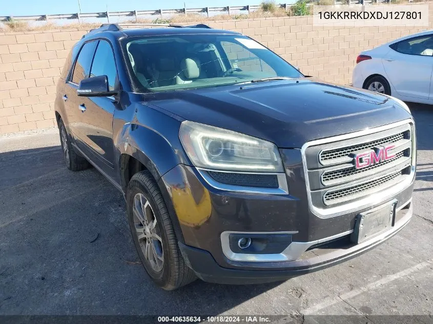 1GKKRRKDXDJ127801 2013 GMC Acadia Slt-1