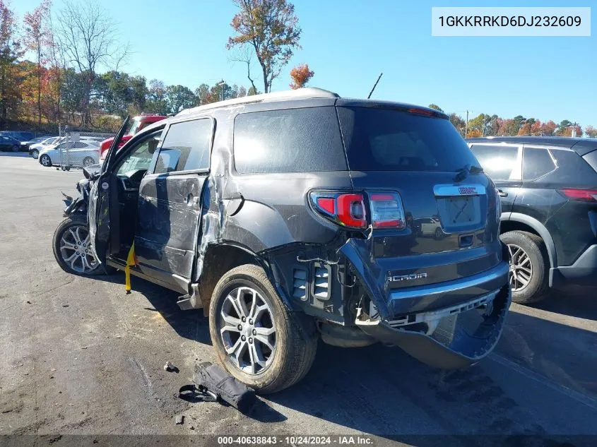 2013 GMC Acadia Slt-1 VIN: 1GKKRRKD6DJ232609 Lot: 40638843