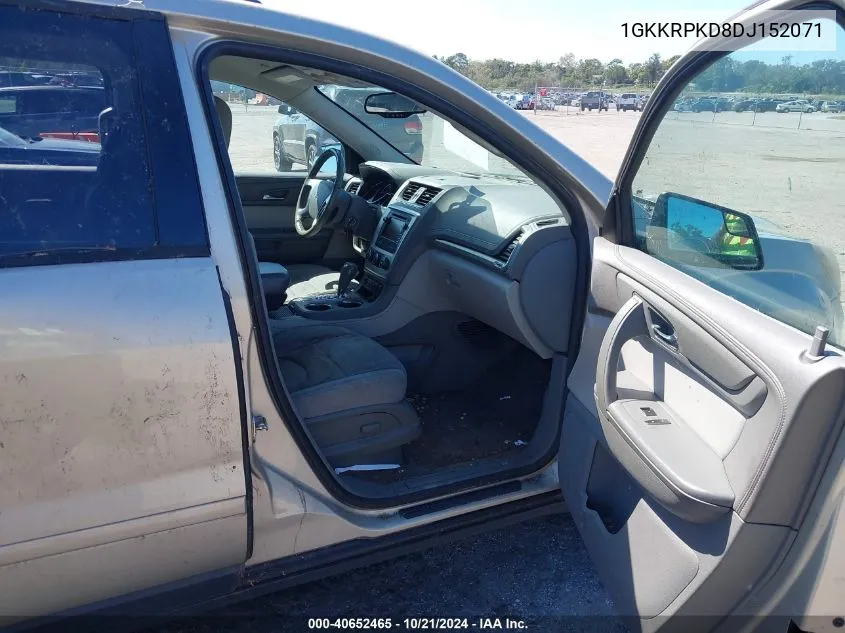 1GKKRPKD8DJ152071 2013 GMC Acadia Sle-2