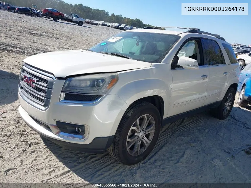 2013 GMC Acadia Slt-1 VIN: 1GKKRRKD0DJ264178 Lot: 40655560