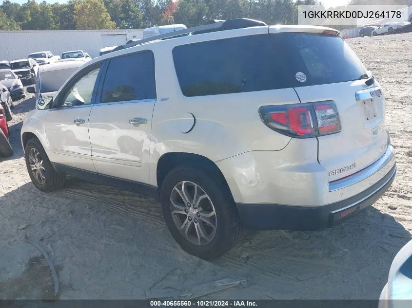 2013 GMC Acadia Slt-1 VIN: 1GKKRRKD0DJ264178 Lot: 40655560