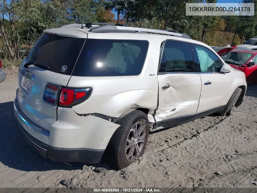 1GKKRRKD0DJ264178 2013 GMC Acadia Slt-1