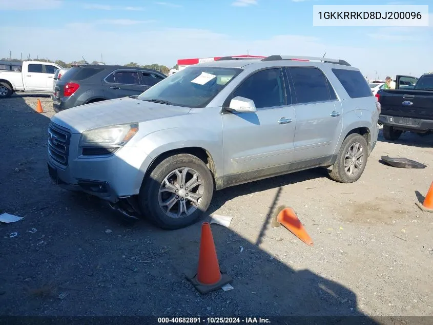 2013 GMC Acadia Slt-1 VIN: 1GKKRRKD8DJ200096 Lot: 40682891