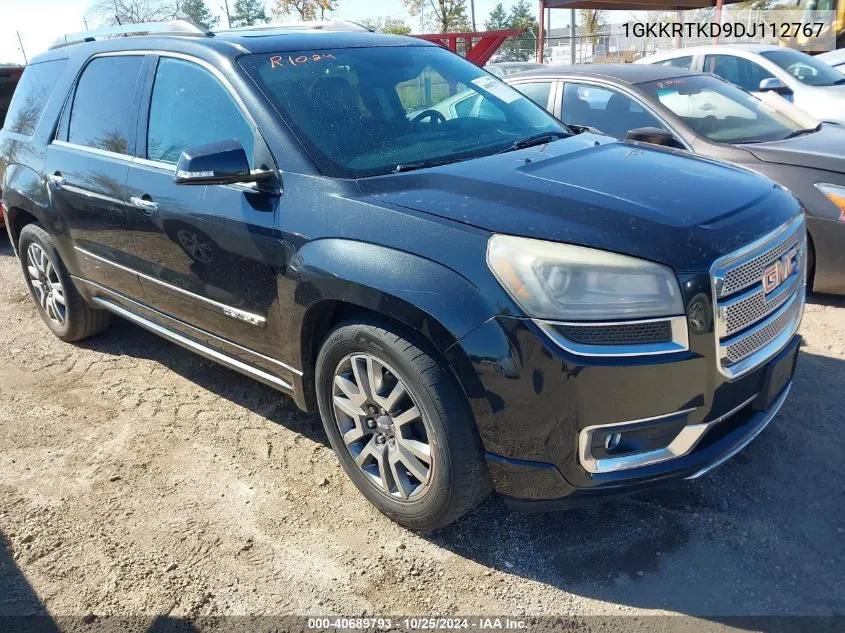 2013 GMC Acadia Denali VIN: 1GKKRTKD9DJ112767 Lot: 40689793