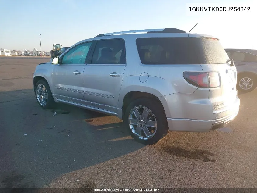 2013 GMC Acadia Denali VIN: 1GKKVTKD0DJ254842 Lot: 40700921