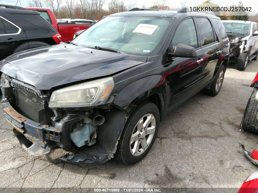 2013 GMC Acadia Sle-1 VIN: 1GKKRNED0DJ257042 Lot: 40710980