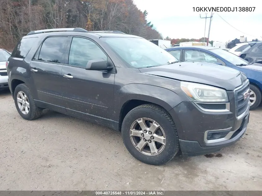 2013 GMC Acadia Sle-1 VIN: 1GKKVNED0DJ138807 Lot: 40725548