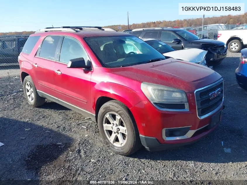 2013 GMC Acadia Sle-2 VIN: 1GKKVPKD1DJ158483 Lot: 40787536