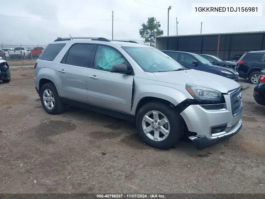 2013 GMC Acadia Sle-1 VIN: 1GKKRNED1DJ156981 Lot: 40796587