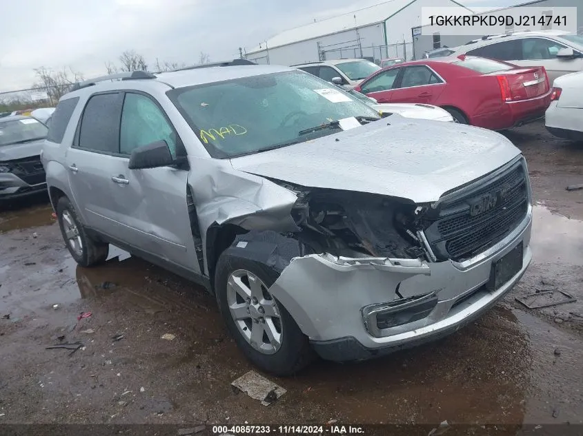 1GKKRPKD9DJ214741 2013 GMC Acadia Sle-2