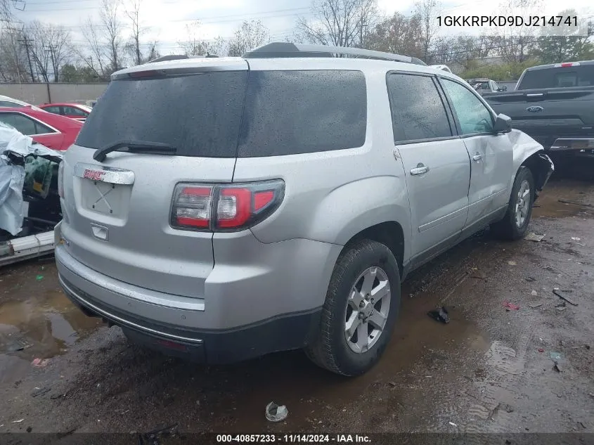 1GKKRPKD9DJ214741 2013 GMC Acadia Sle-2