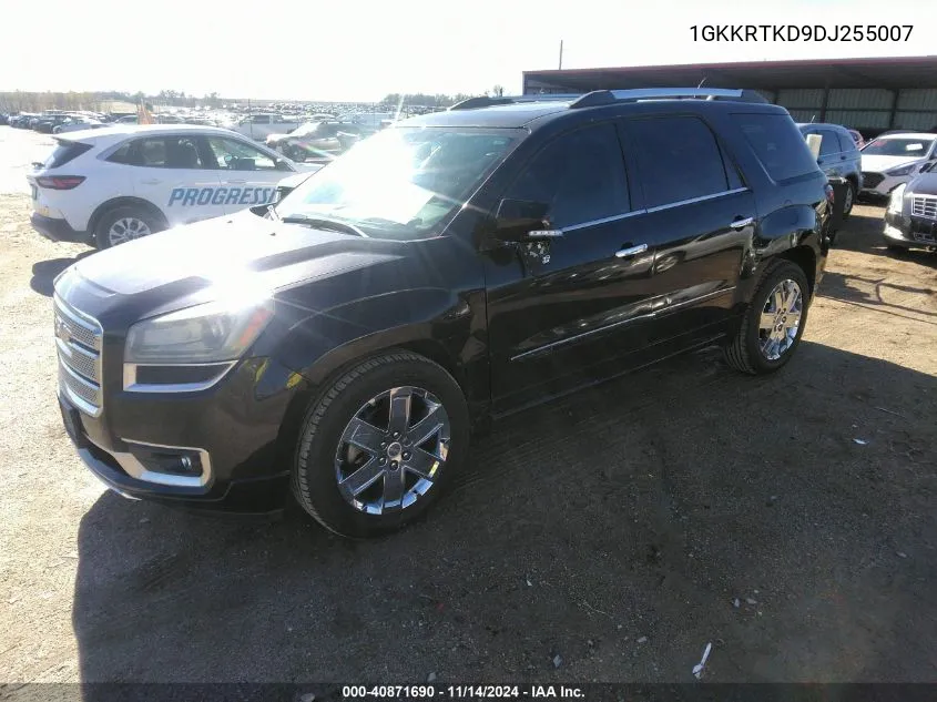 2013 GMC Acadia Denali VIN: 1GKKRTKD9DJ255007 Lot: 40871690