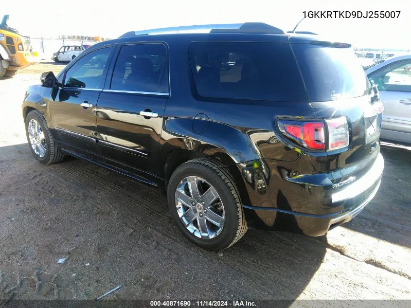 2013 GMC Acadia Denali VIN: 1GKKRTKD9DJ255007 Lot: 40871690