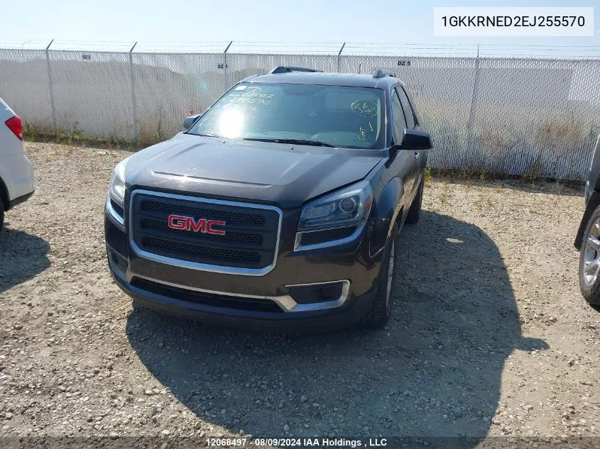 2014 GMC Acadia VIN: 1GKKRNED2EJ255570 Lot: 12068497