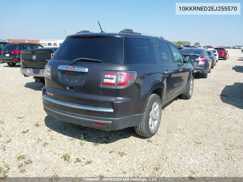 2014 GMC Acadia VIN: 1GKKRNED2EJ255570 Lot: 12068497