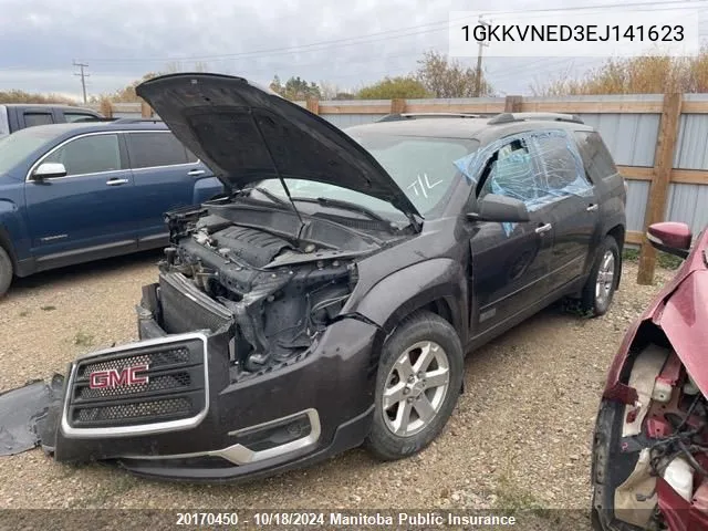 1GKKVNED3EJ141623 2014 GMC Acadia Sle